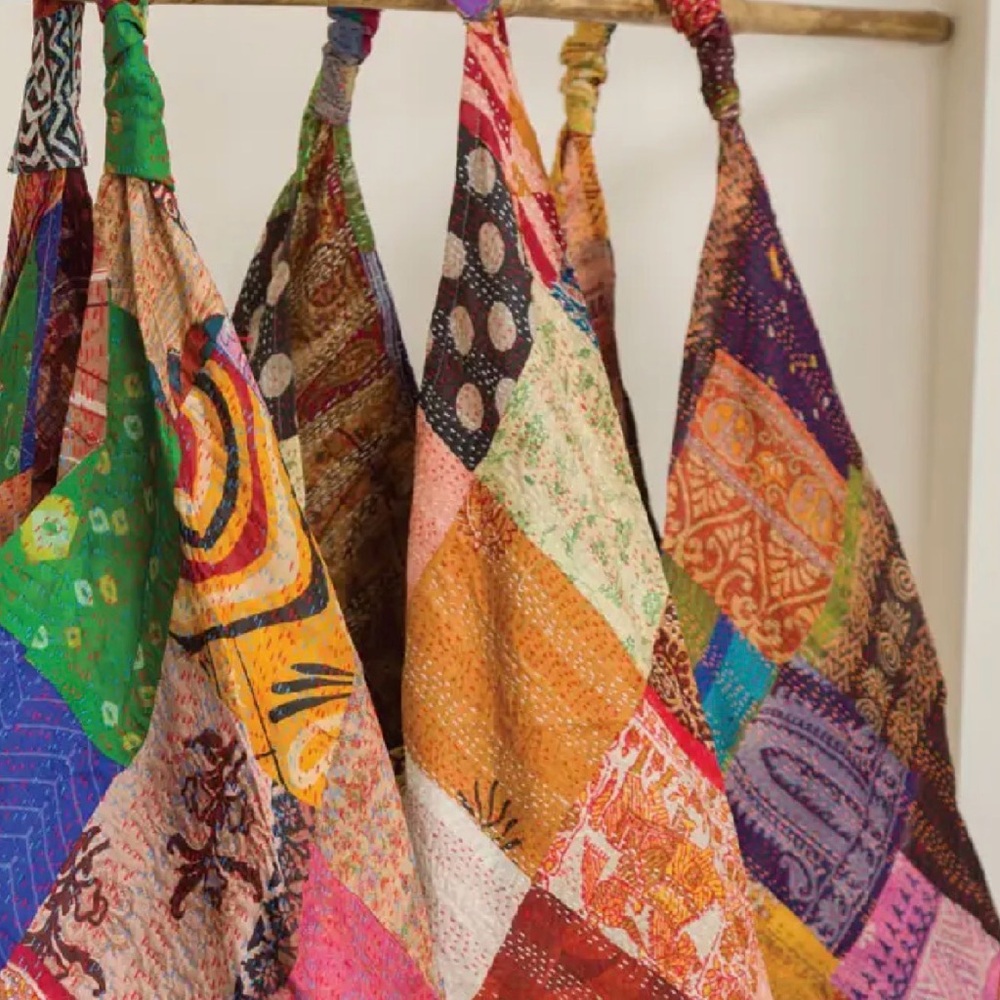 Boho Patchwork Multi-Color Shoulder Bag